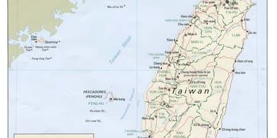 Taiwan bus route kaart