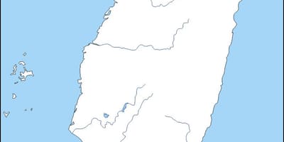 Kaart van Taiwan overzicht