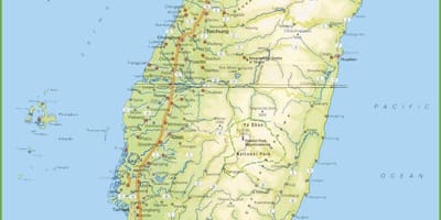 Kaart van Taiwan offline